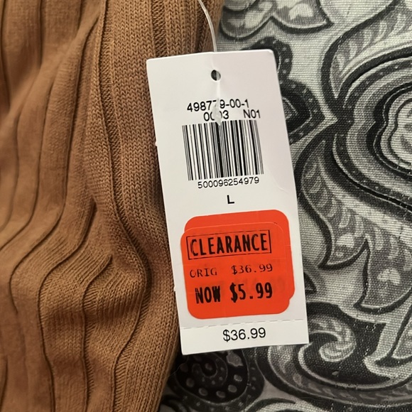 Old Navy Tan Ribbed Long Sleeve Dress - Picture 2 of 3